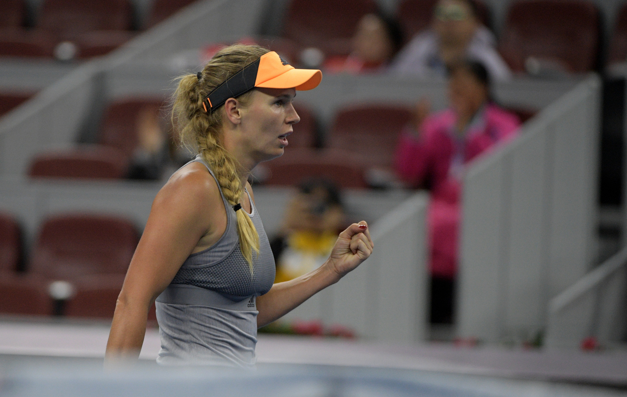 Caroline Wozniacki remains on course to defend her China Open title ©Getty Images