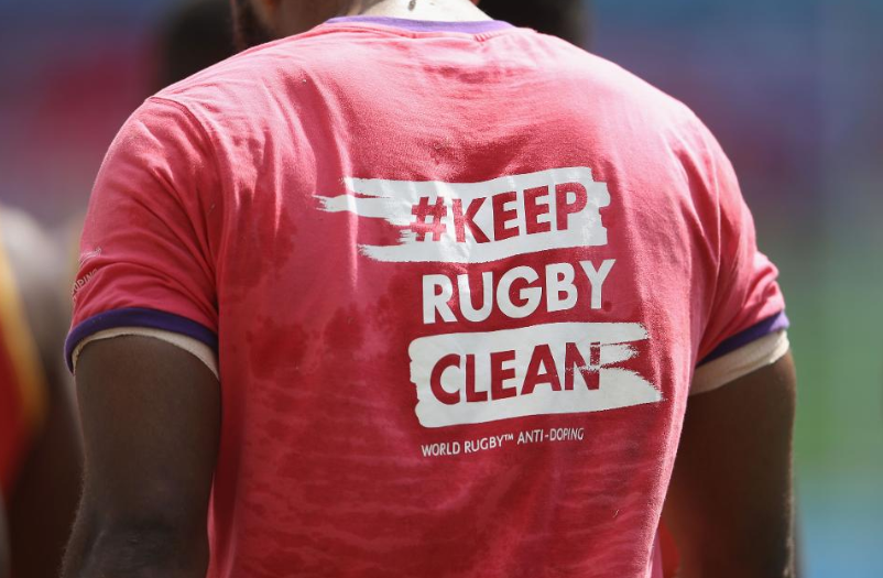 Keep Rugby Clean T-shirts will be worn by players ©World Rugby