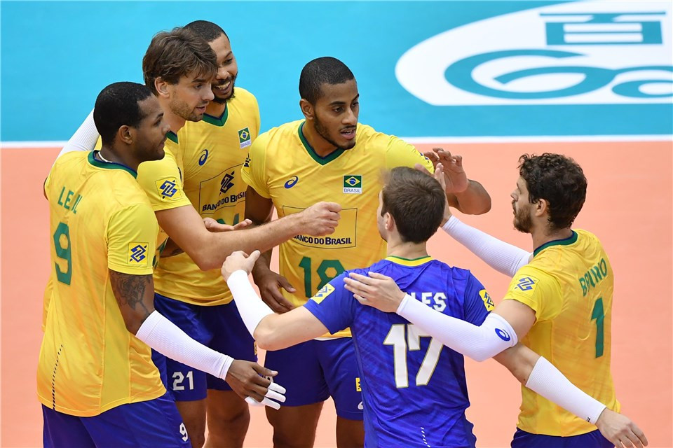 Brazil are the only unbeaten team in the 12-nation tournament ©FIVB