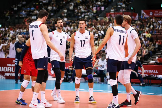 The US beat Poland to continue their recovery from the loss to Argentina ©Twitter