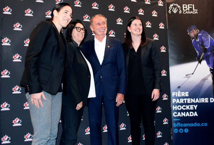 Hockey Canada and BFL Canada announce partnership to promote women's ice hockey