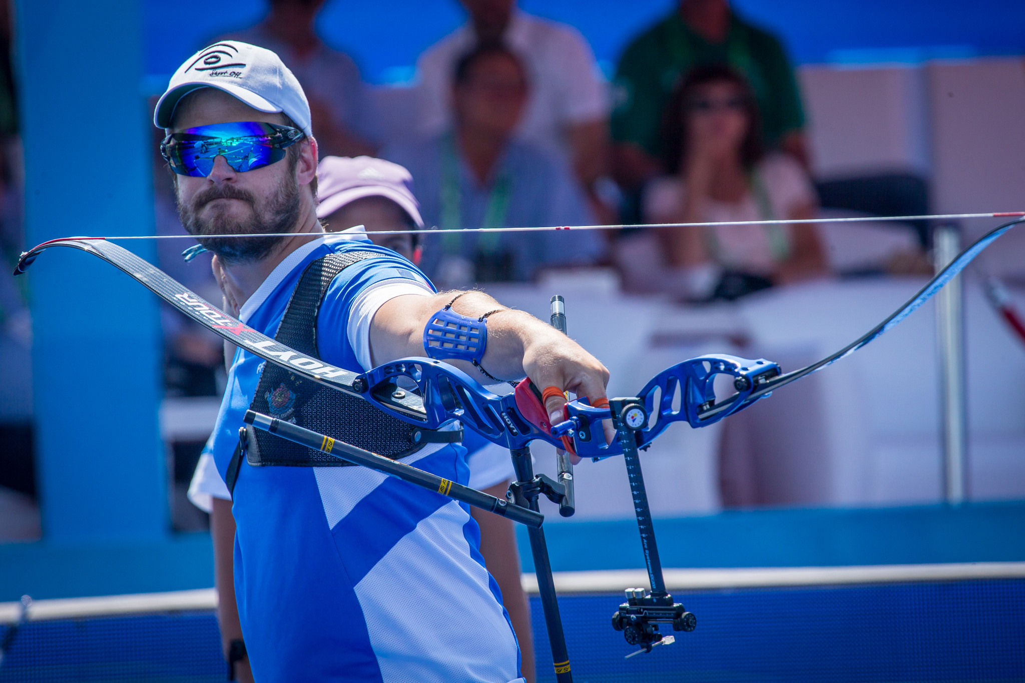 Jean-Charles Valladont of France collected a second medal in two days as the European Field Archery Championships concluded in Slovenia ©Getty Images