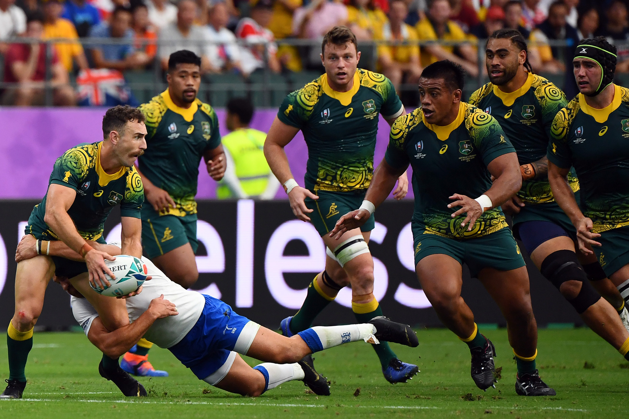 Australia got their attacking mojo back against Uruguay ©Getty Images
