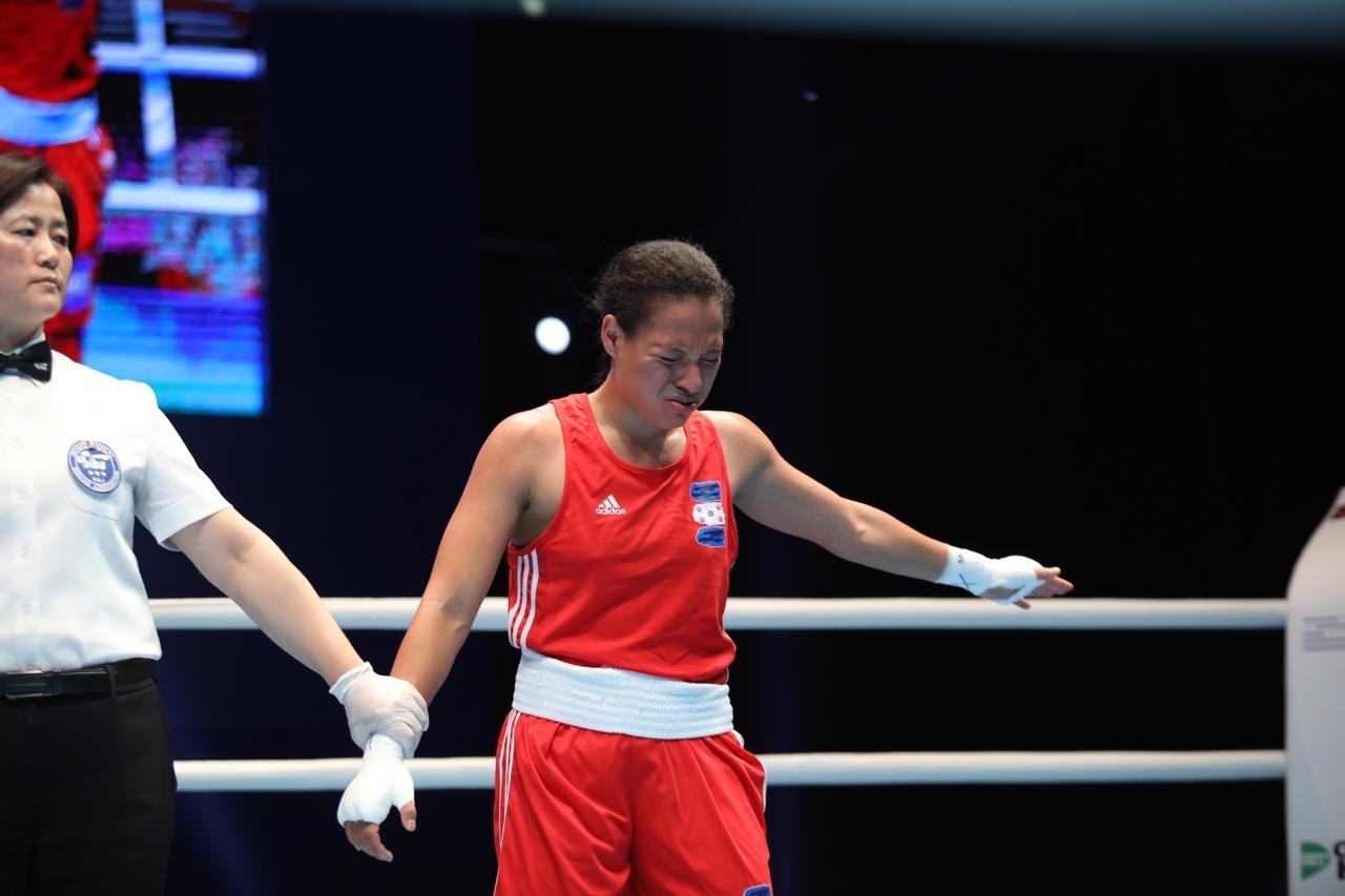 Unfortunately for Antunez, she was defeated unanimously ©AIBA
