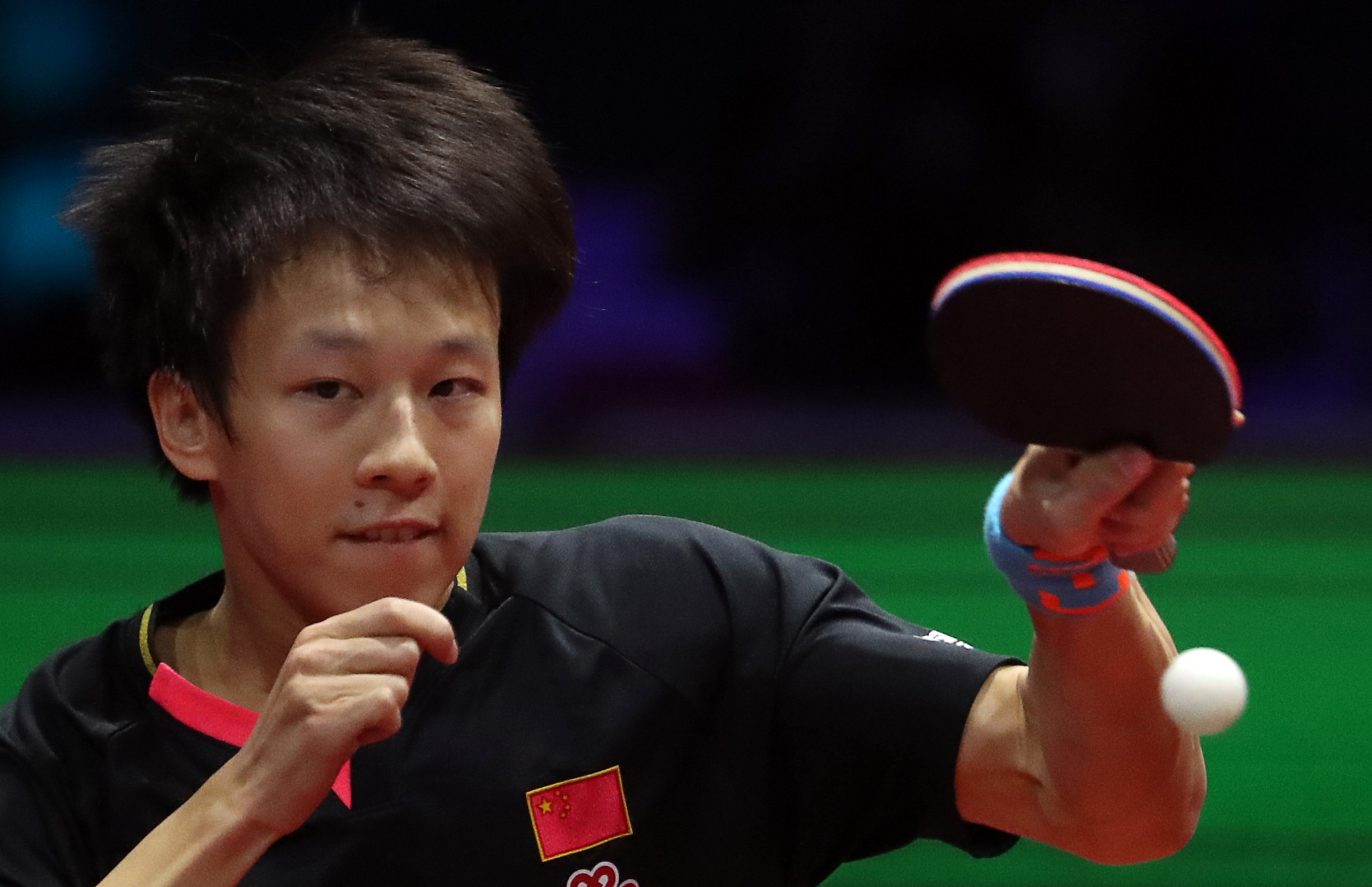 China's Lin Gaoyuan edged Germany's Dimitrij Ovtcharov in the quarter-finals of the  ITTF World Tour event in Stockholm ©Getty Images