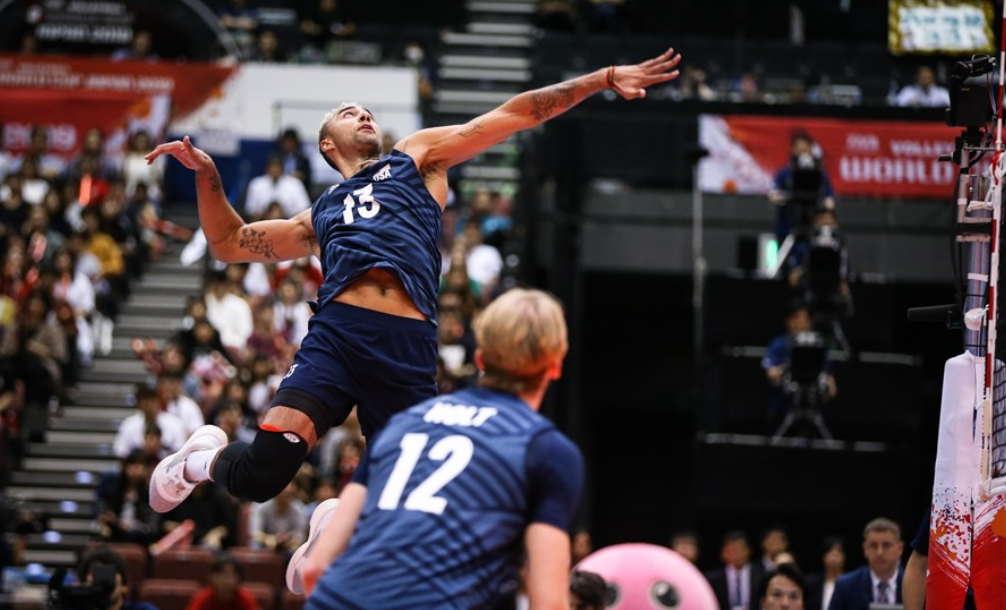 The United States on their way to a convincing victory ©FIVB