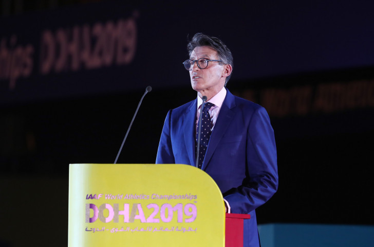 World Athletics President Sebastian Coe has accepted that there may need to be some empty stadiums as his sport charts a course back to competition amid the coronavirus pandemic ©Getty Images