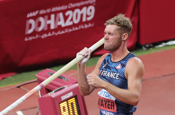 France's world decathlon record-holder Kevin Mayer, forced to pull out of the World Championships through injury, is championing the cause of multi-events to be included in the future IAAF Diamond League format ©Getty Images