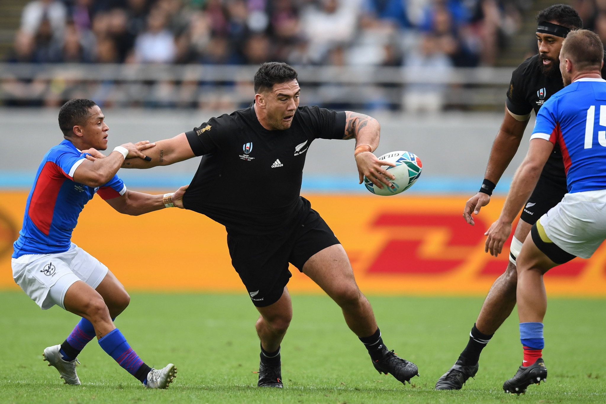 New Zealand eventually powered away from Namibia ©Getty Images