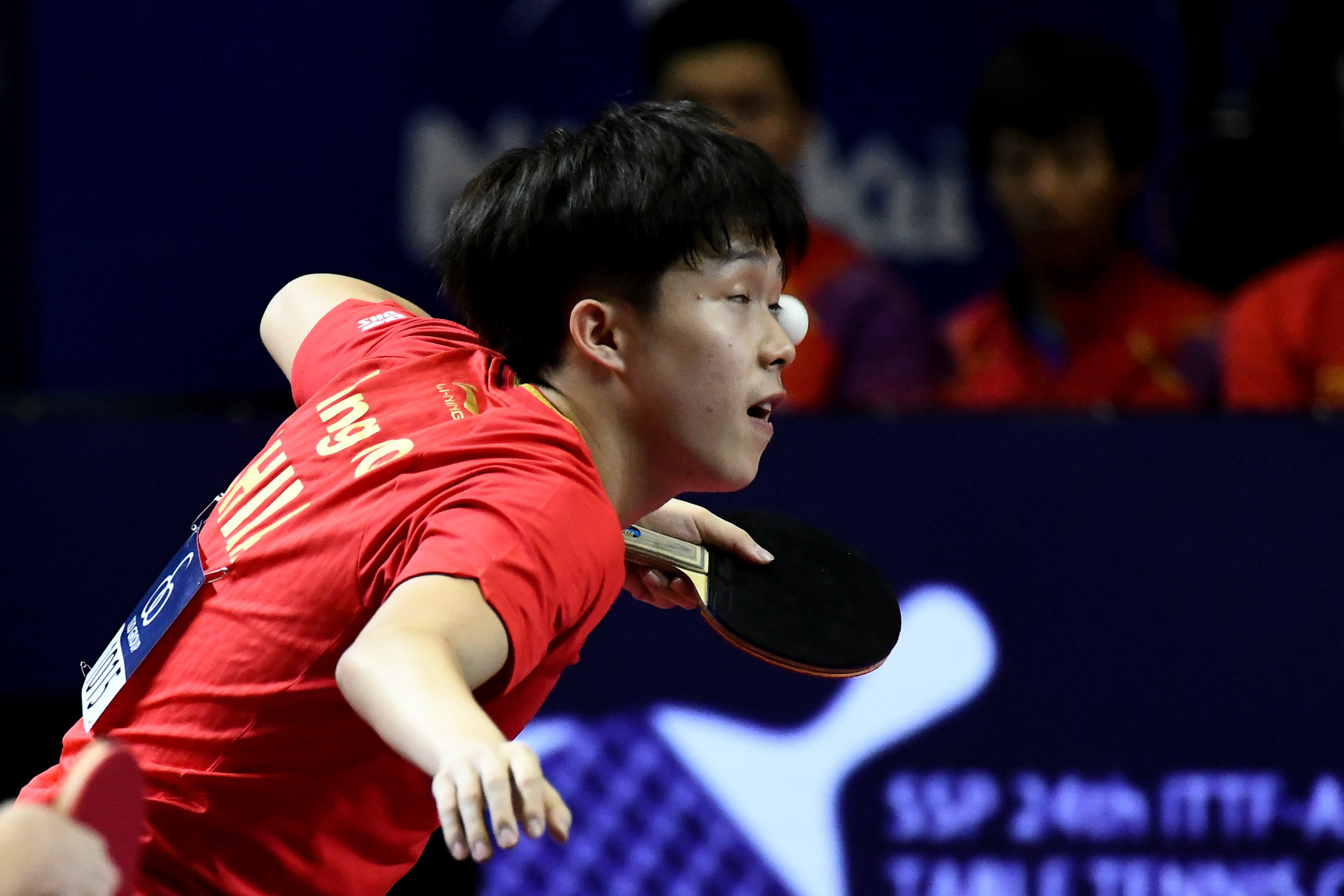 Wang Chuqin sealed his first ITTF World Tour title with victory in the men's singles event ©Getty Images