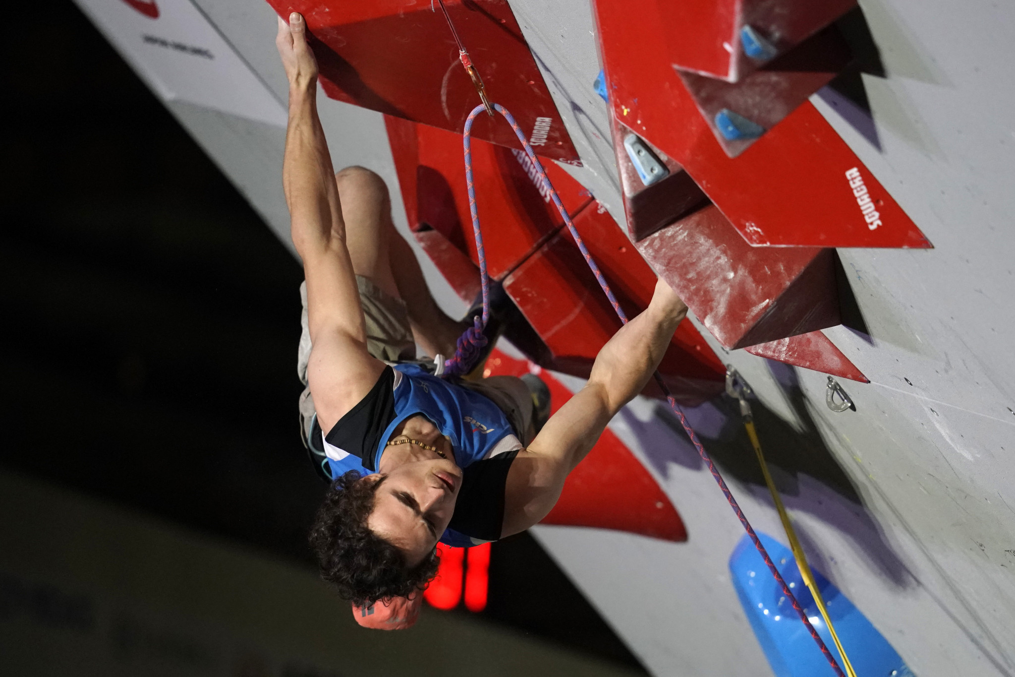 The Czech Republic's Adam Ondra secured the men's honours in the lead competition at the IFSC European Championships in Edinburgh ©Getty Images