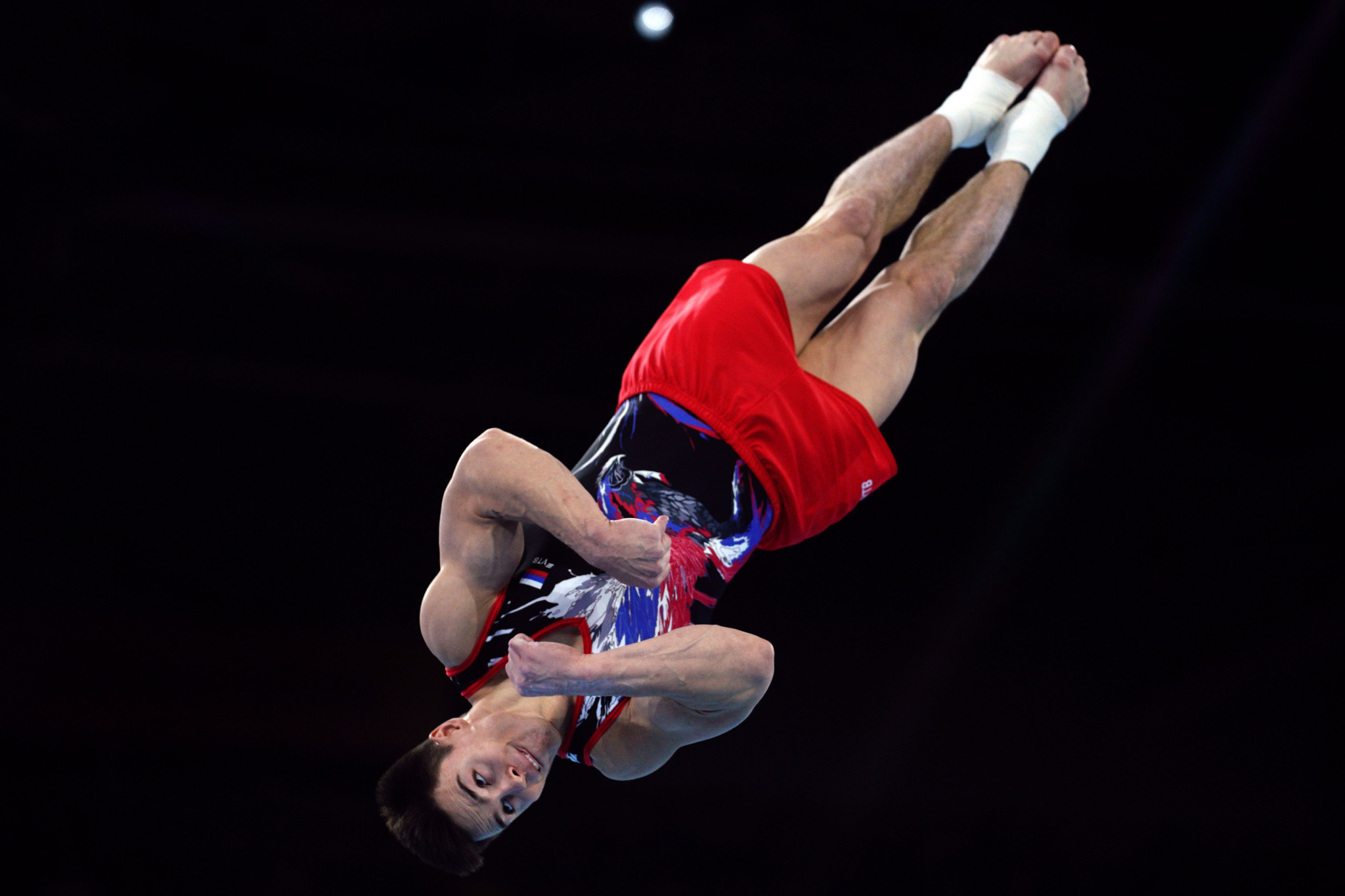 European champion Nikita Nagornyy leads the all-around standings at the Artistic Gymnastics World Championships in Stuttgart ©Getty Images