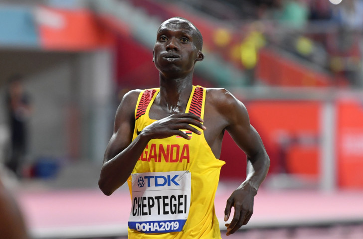 Uganda's Joshuah Cheptegei won the men's 10,000m final on the last day of the IAAF World Championships ©Getty Images
