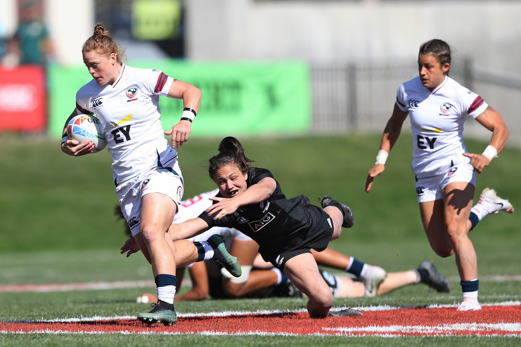 The US negotiated a dramatic semi-final with overall reigning champions New Zealand ©World Rugby