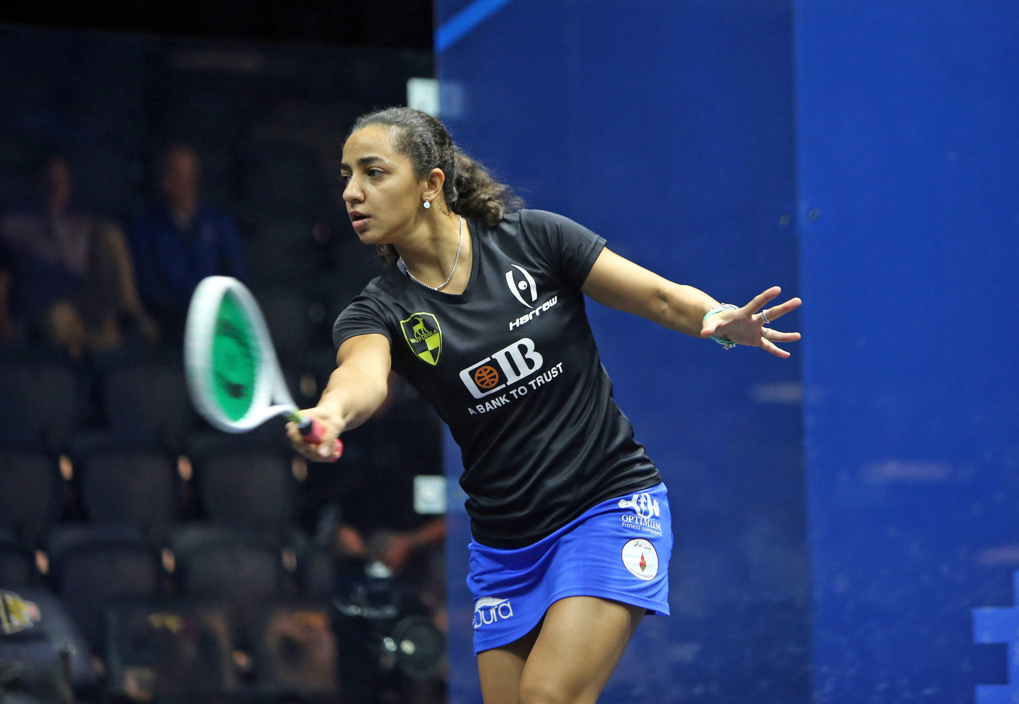 Egyptian world number one Raneem El Welily needed just 23 minutes to book her place in round three ©PSA