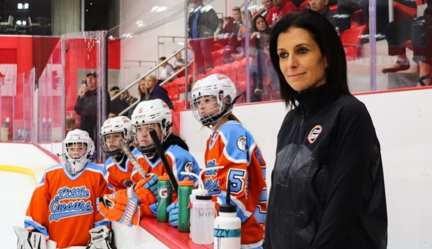 Manon Rhéaume was on hand at an event in Detroit ©IIHF