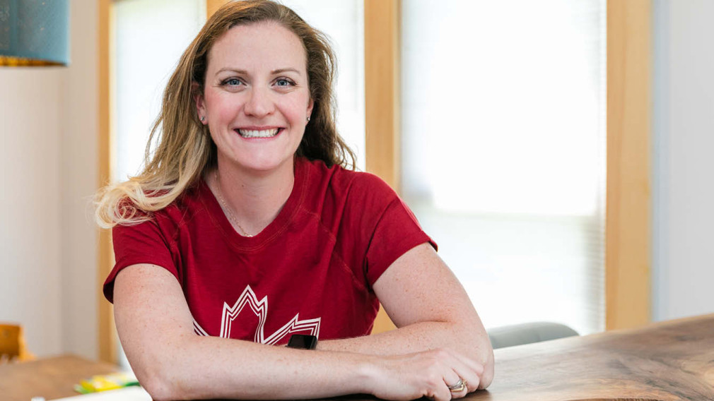 Annamay Oldershaw, a Beijing 2008 Olympian in swimming and public school teacher, says the resources can be directly applied to today’s school curriculum ©Team Canada