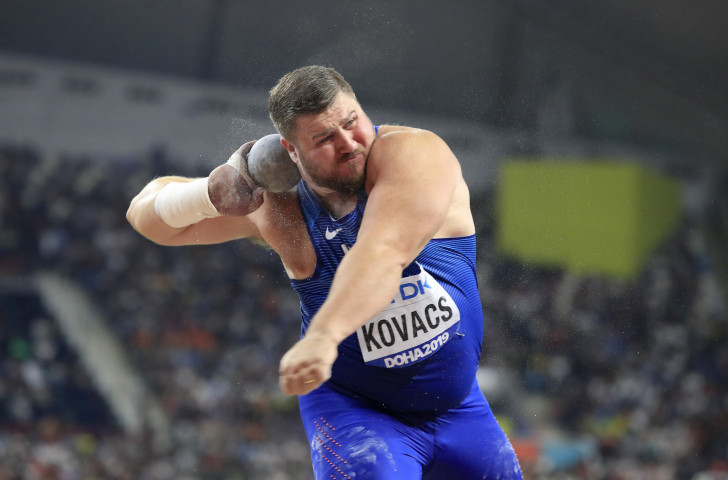 Using the IAAF points system, Joe Kovacs of the United States produced the best result of the IAAF World Athletics Championships Doha 2019 with his shot put of 22.91m ©Getty Images