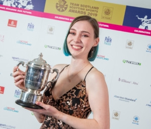 Seonaid McIntosh has become the first shooter ever to lift the Emirates Lonsdale Trophy as the 2019 Scottish Sportsperson of the Year ©Team Scotland