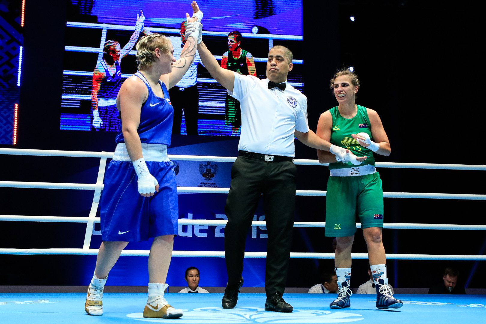 Dynnik was given a unanimous victory ©AIBA