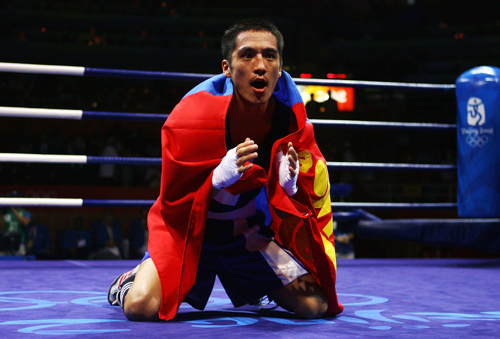 Boxer Enkhbatyn Badar-Uugan is one of two Mongolian athletes to have won an Olympic gold medal ©Getty Images