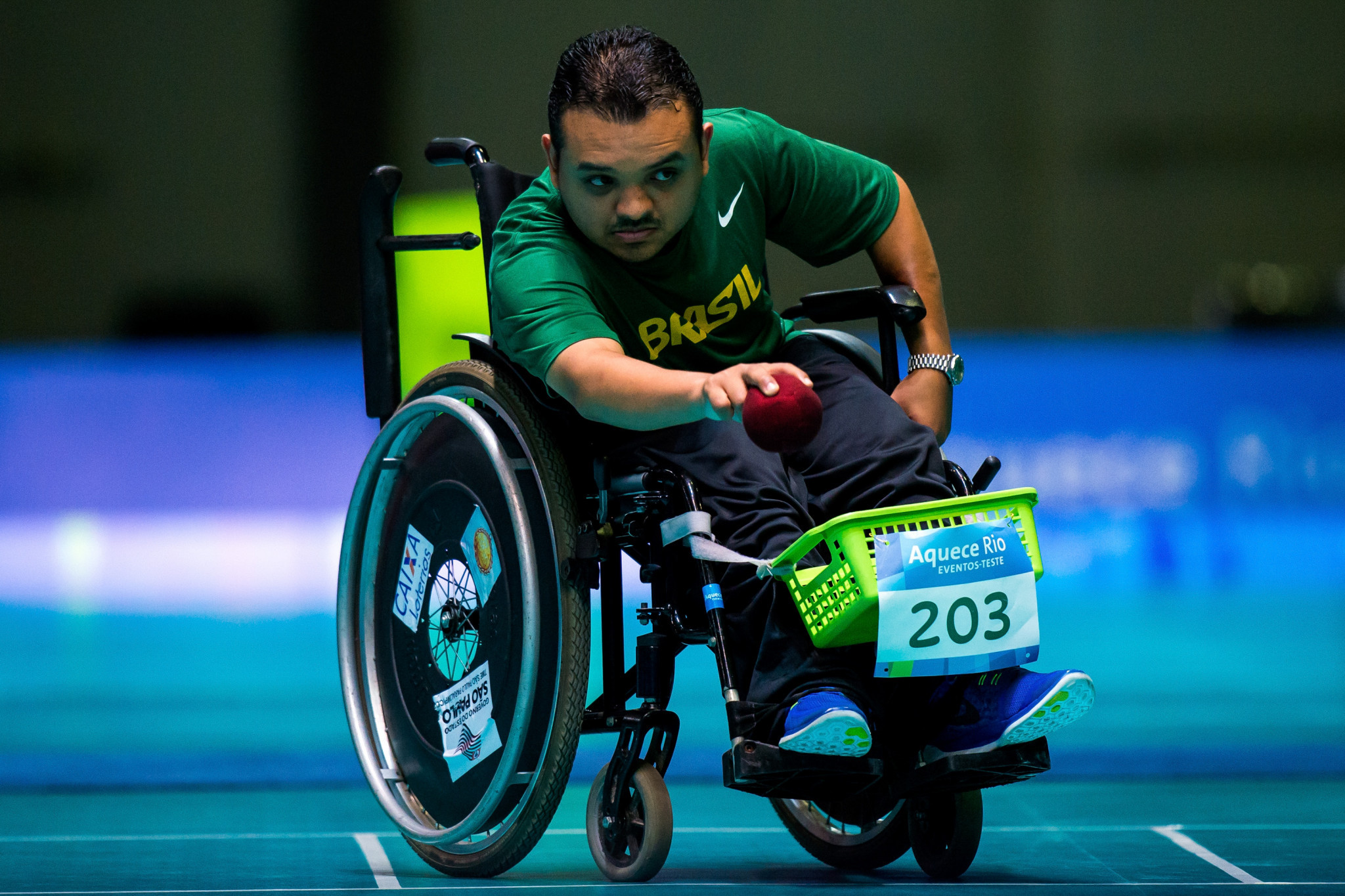 Brazil's Maciel Santos was among the other winners at the Boccia America Regional Championships ©Getty Images