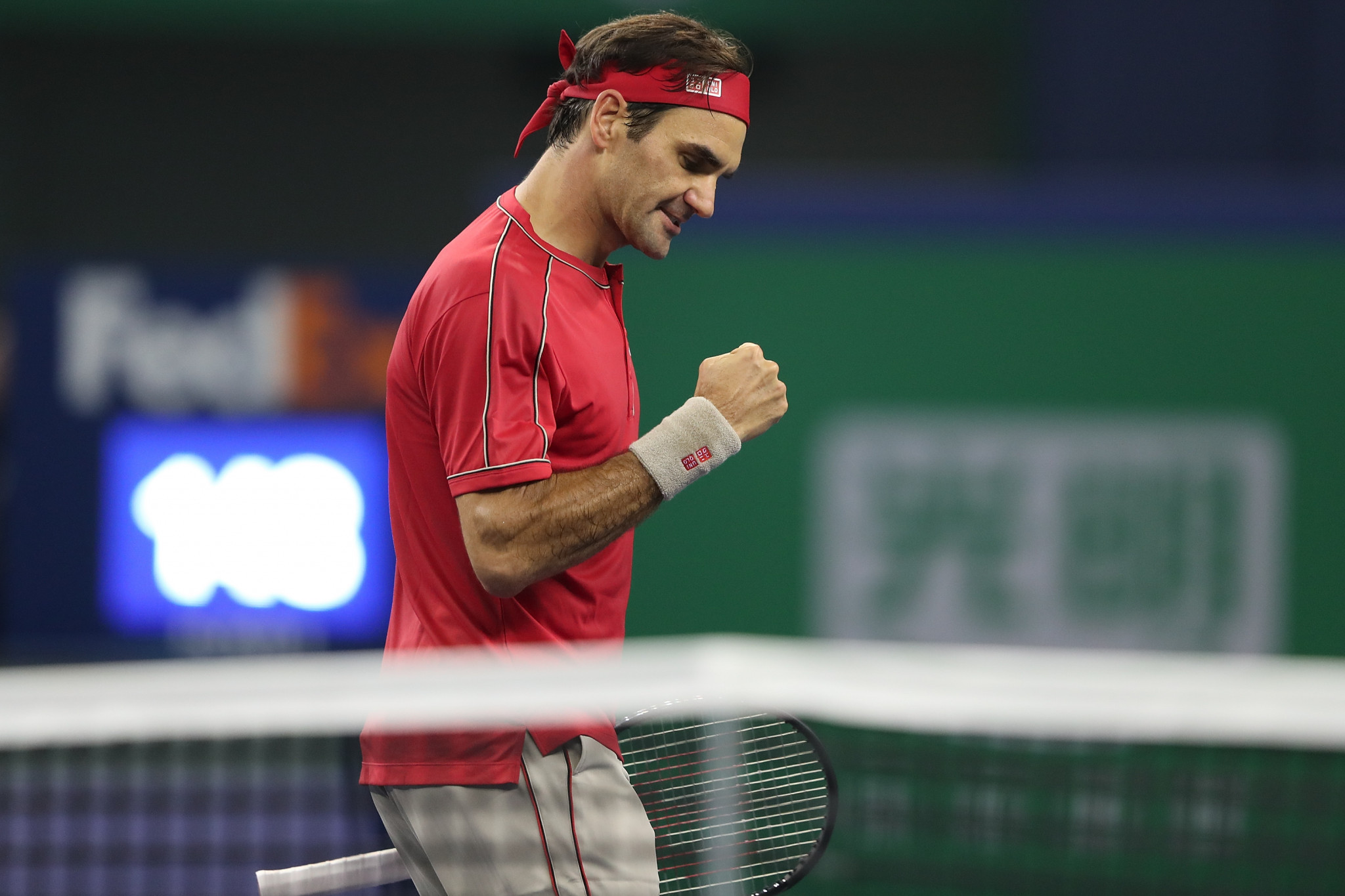 Roger Federer is safely through to round three of the Shanghai Masters ©Getty Images