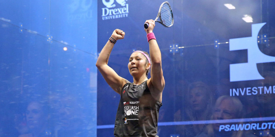 Amanda Sobhy is the last remaining American in the US Open ©PSA