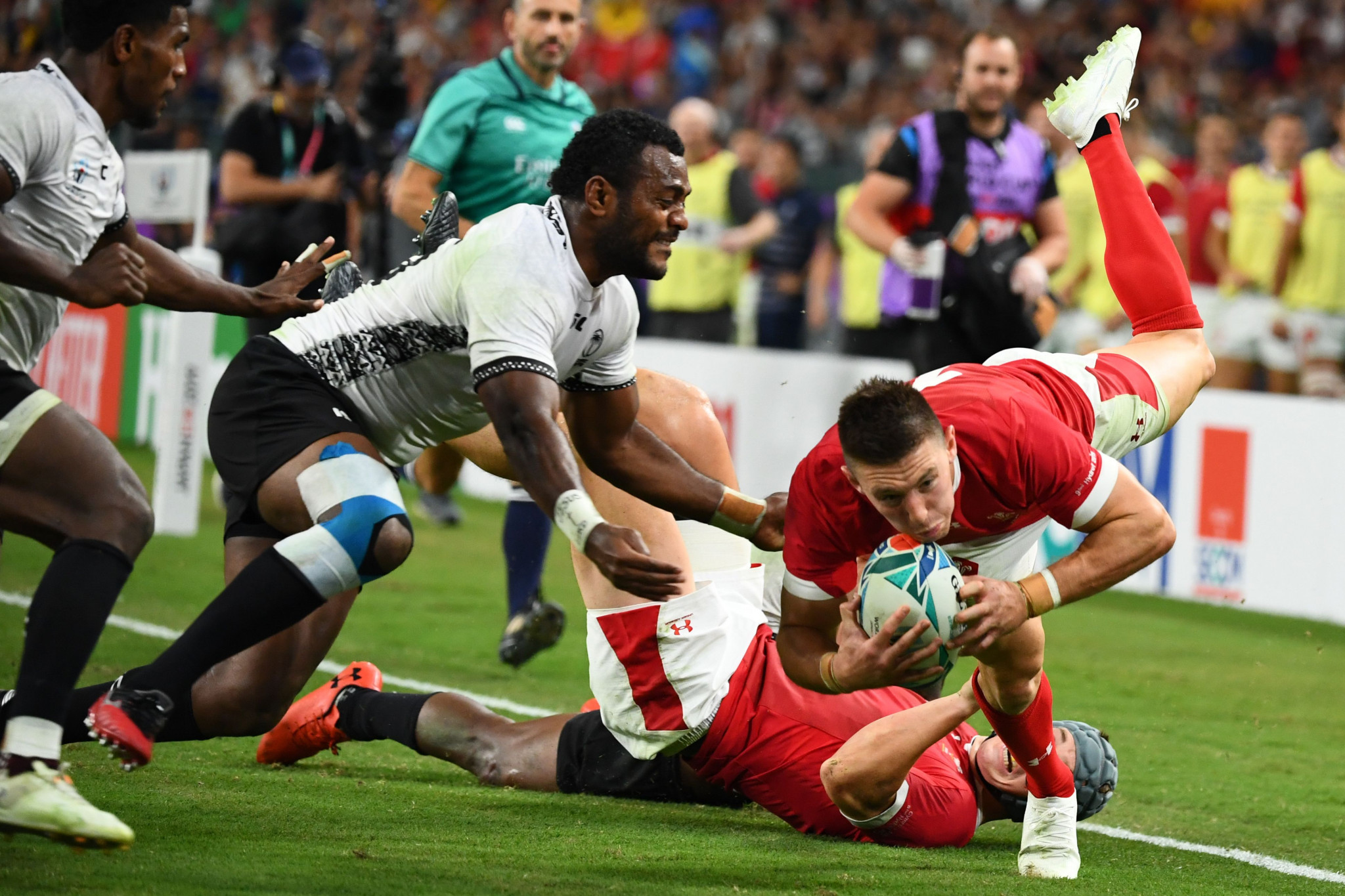 Fiji fall short against Wales in Rugby World Cup thriller