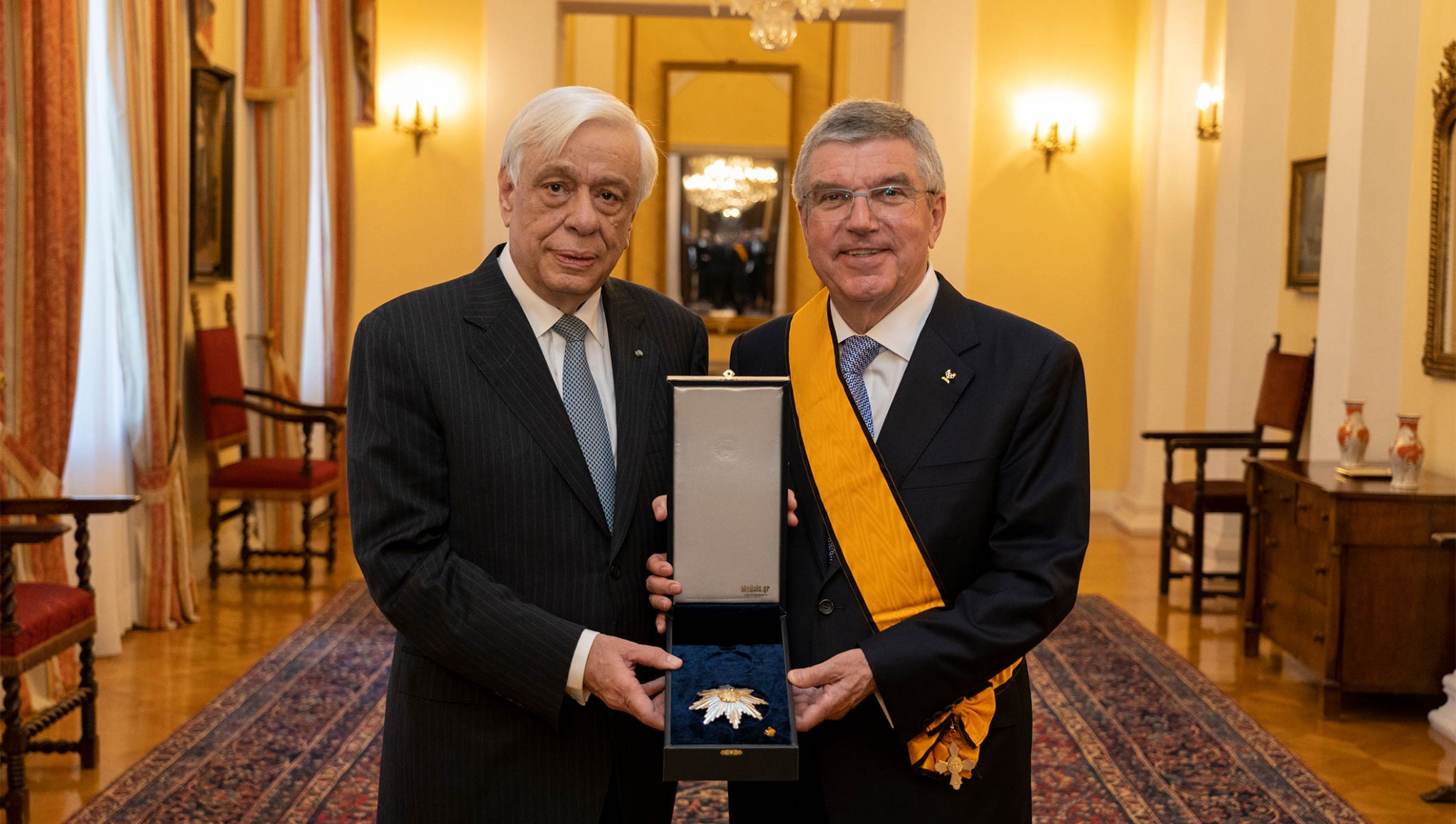 IOC President Bach awarded highest Greek order