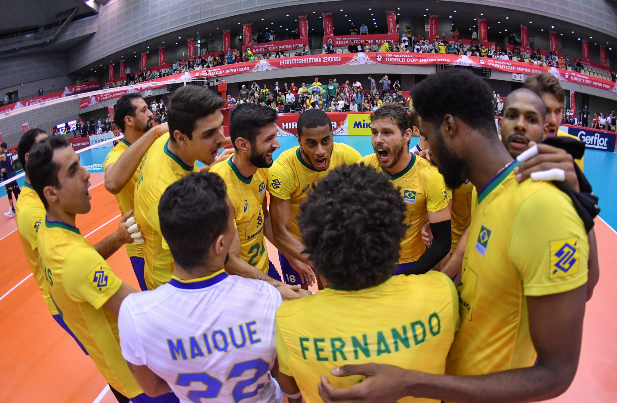 Brazil remain unbeaten at the FIVB Men's World Cup in Japan ©FIVB