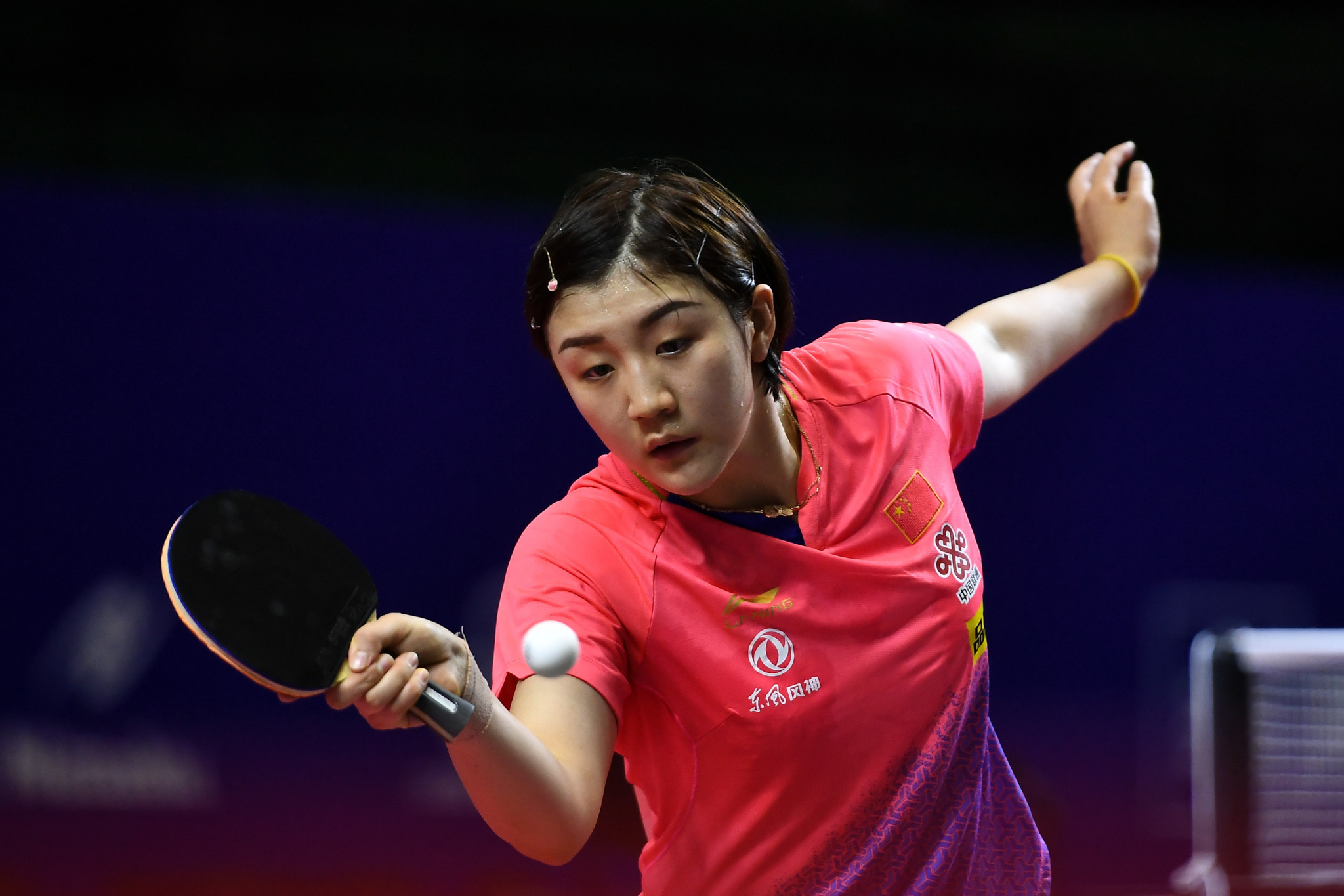 Chen Meng is through to the last 16 of the women's singles event ©Getty Images