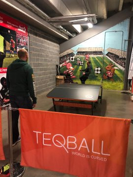 Teqball is a new football-based sport ©TEQBALL/Twitter