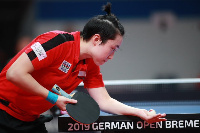 Feng thumps top seed Chen to earn quarter-final place at ITTF German Open