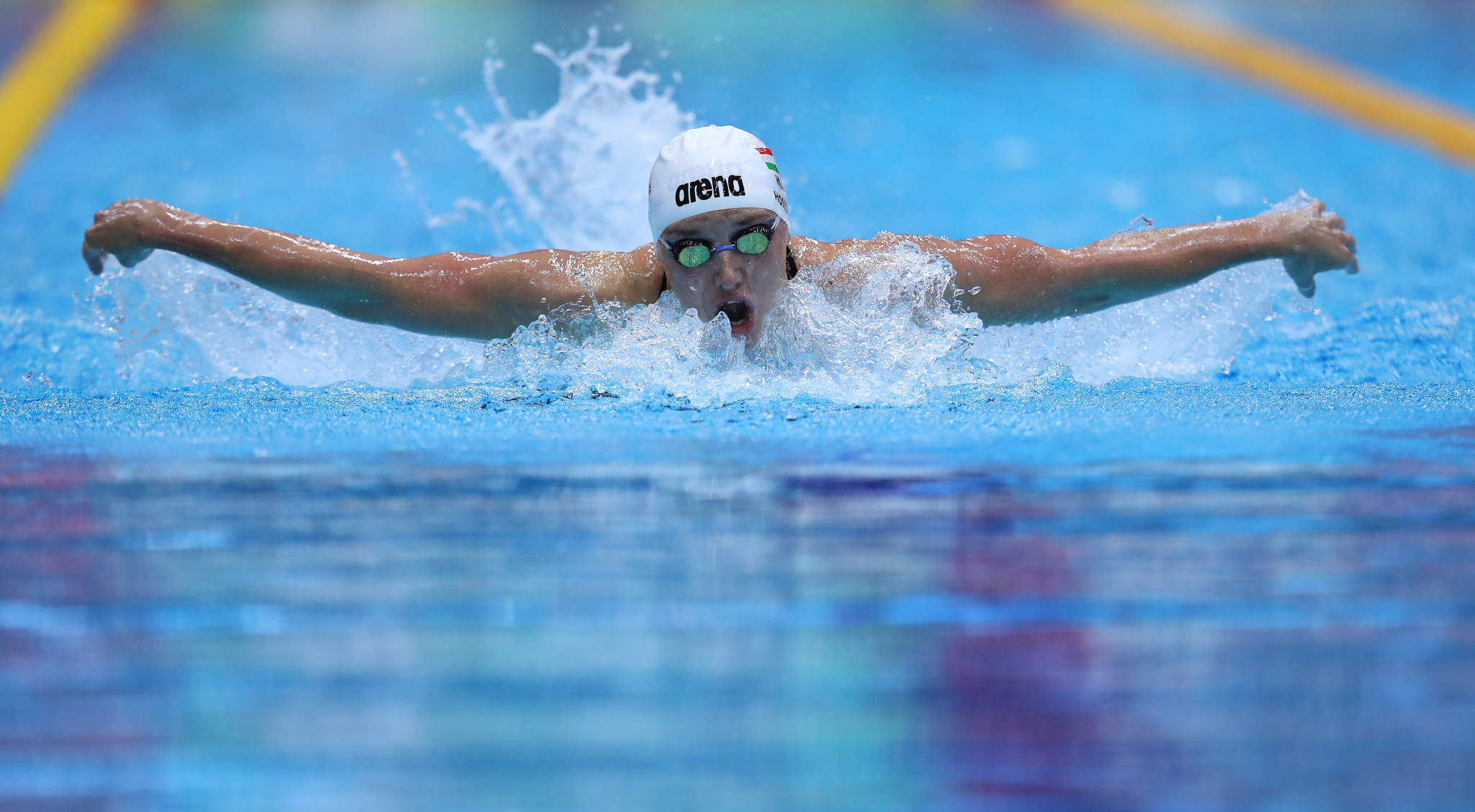Katinka Hosszú tasted victory on the opening day of the FINA World Cup in Berlin ©Getty Images
