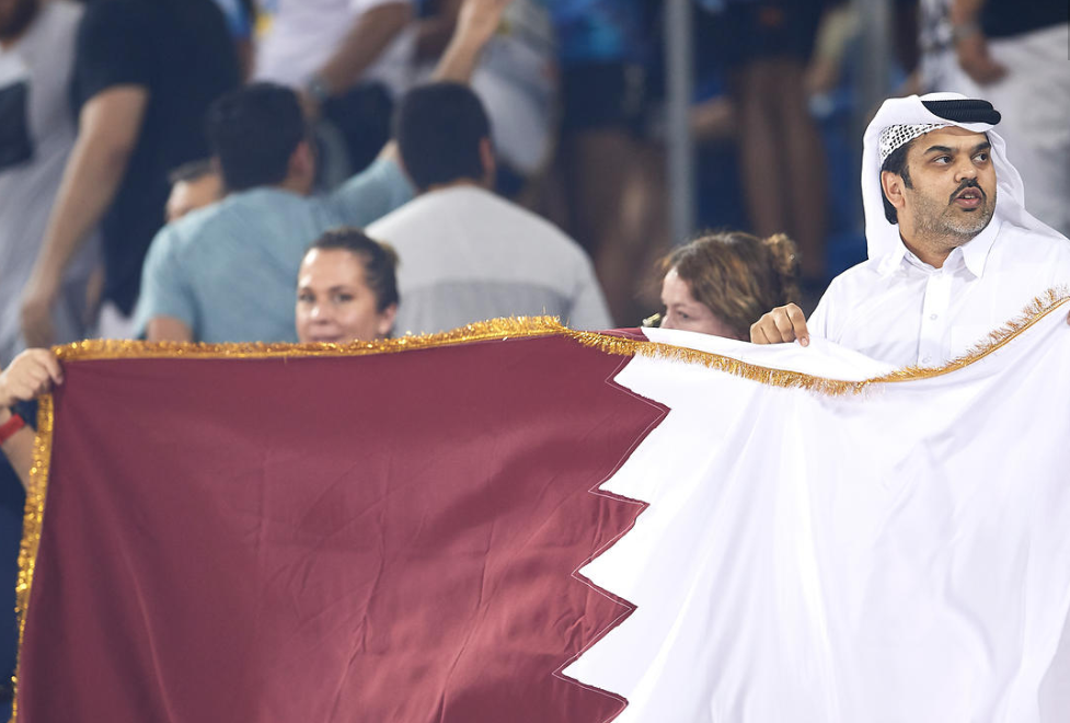 Local fans showed their support for Qatar ©ANOC