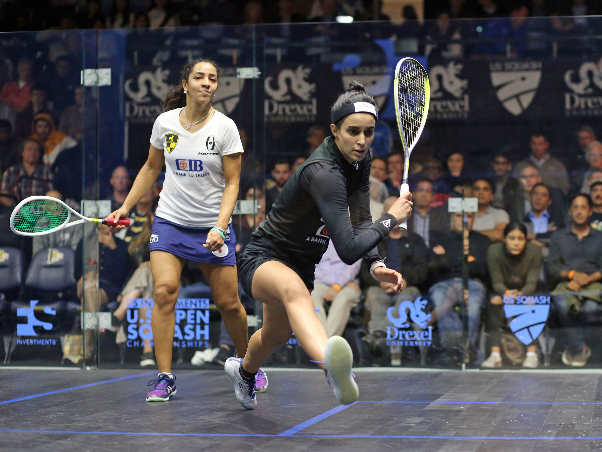 Married couple El Tayeb and Farag reach finals at PSA U.S. Open