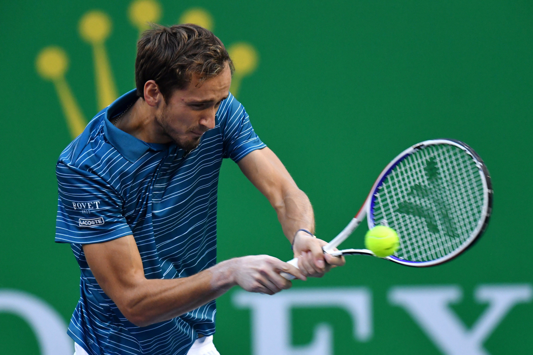 Russia's Daniil Medvedev maintained his superb form to reach the final of the ATP Masters 1000 tournament in Shanghai ©Getty Images
