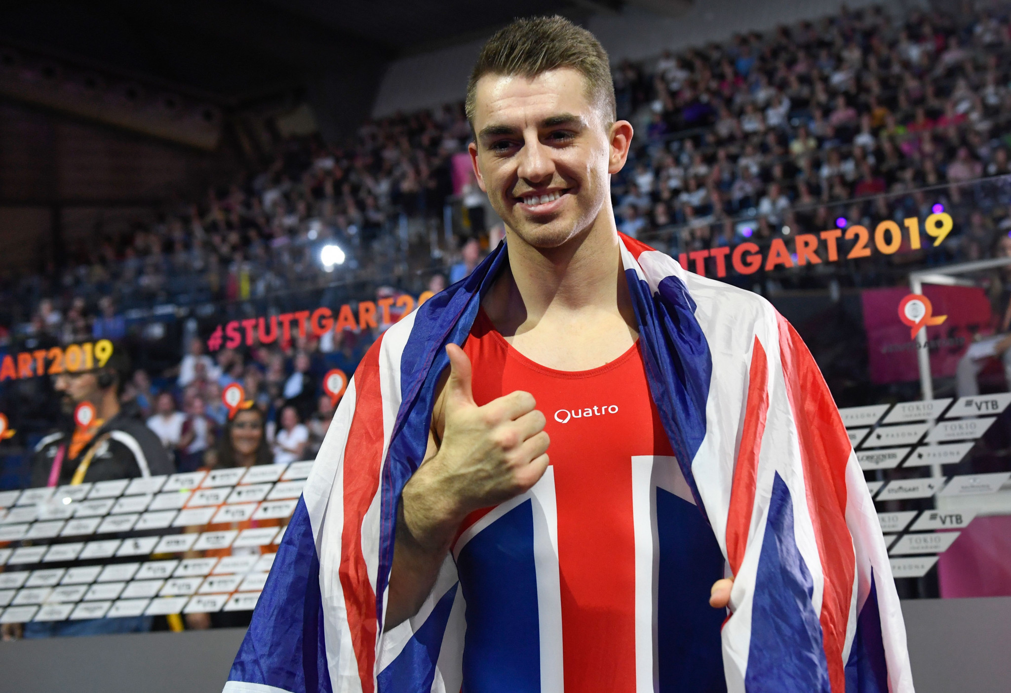 It was yet another special night for Britain's Max Whitlock ©Getty Images