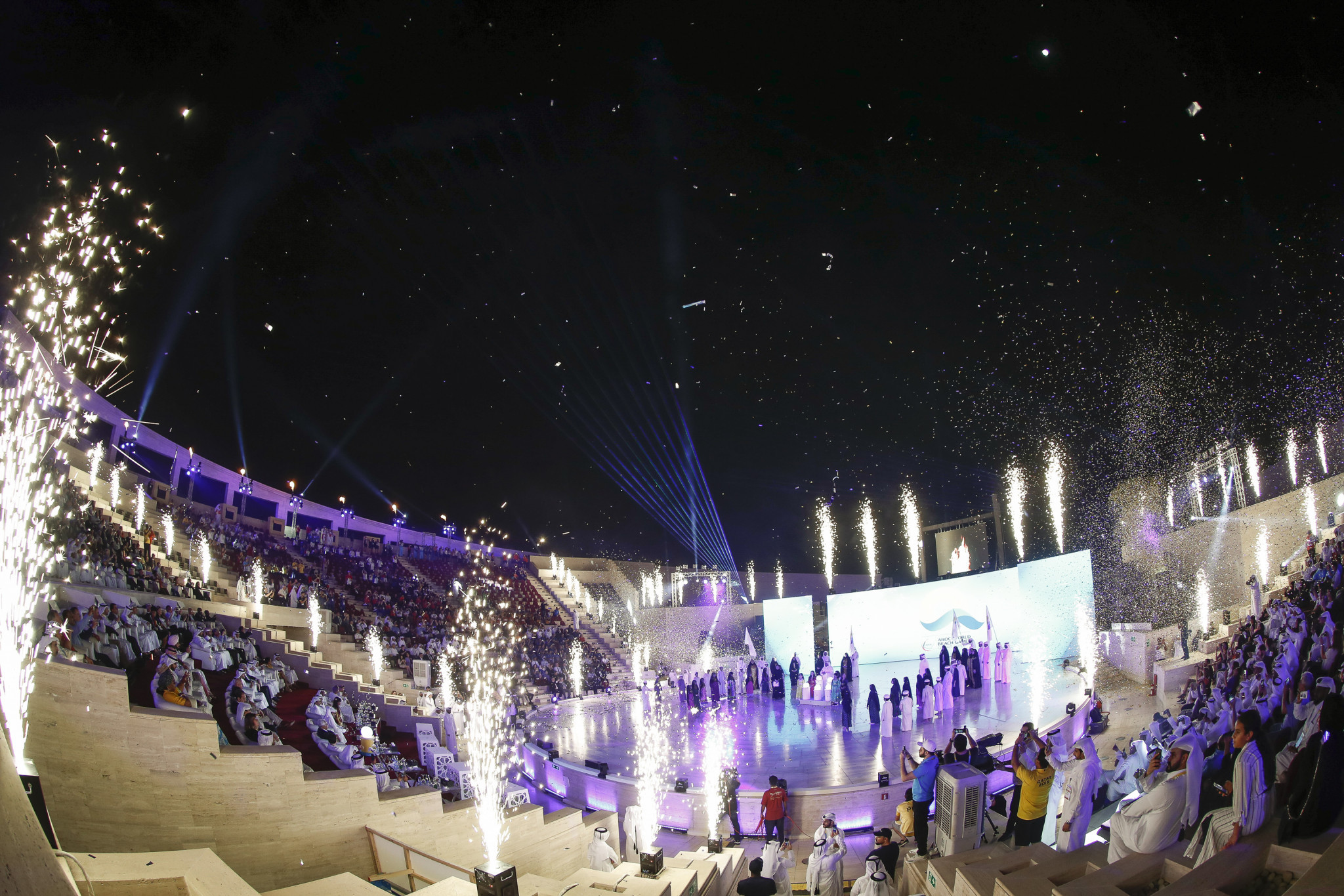 The inaugural ANOC World Beach Games were opened in Doha tonight ©ANOC World Beach Games