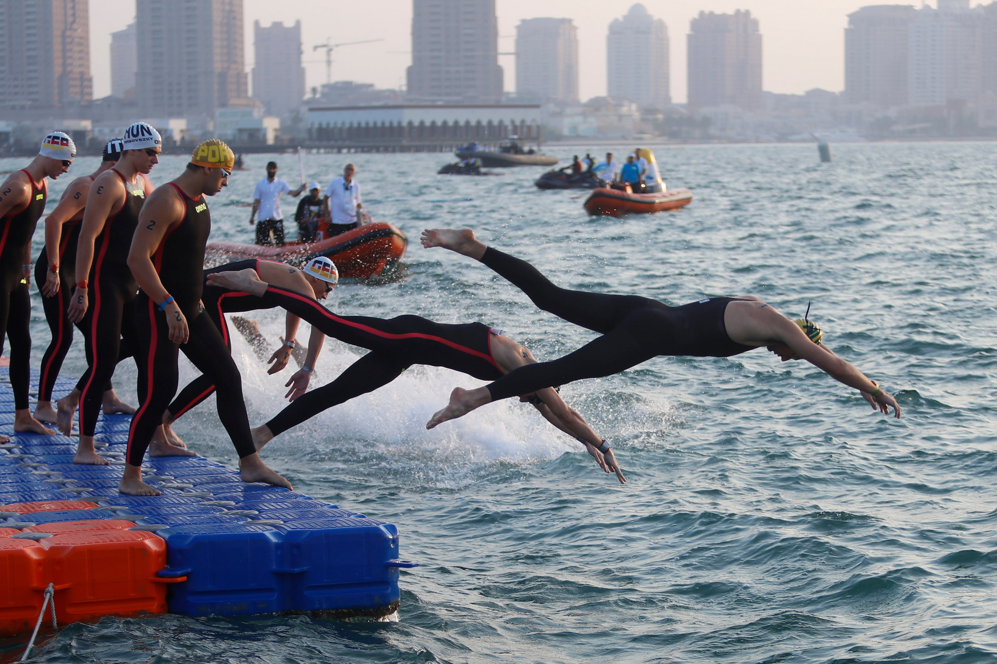 Open water swimming provided the first gold medal of the ANOC World Beach Games in Doha ©ANOC World Beach Games