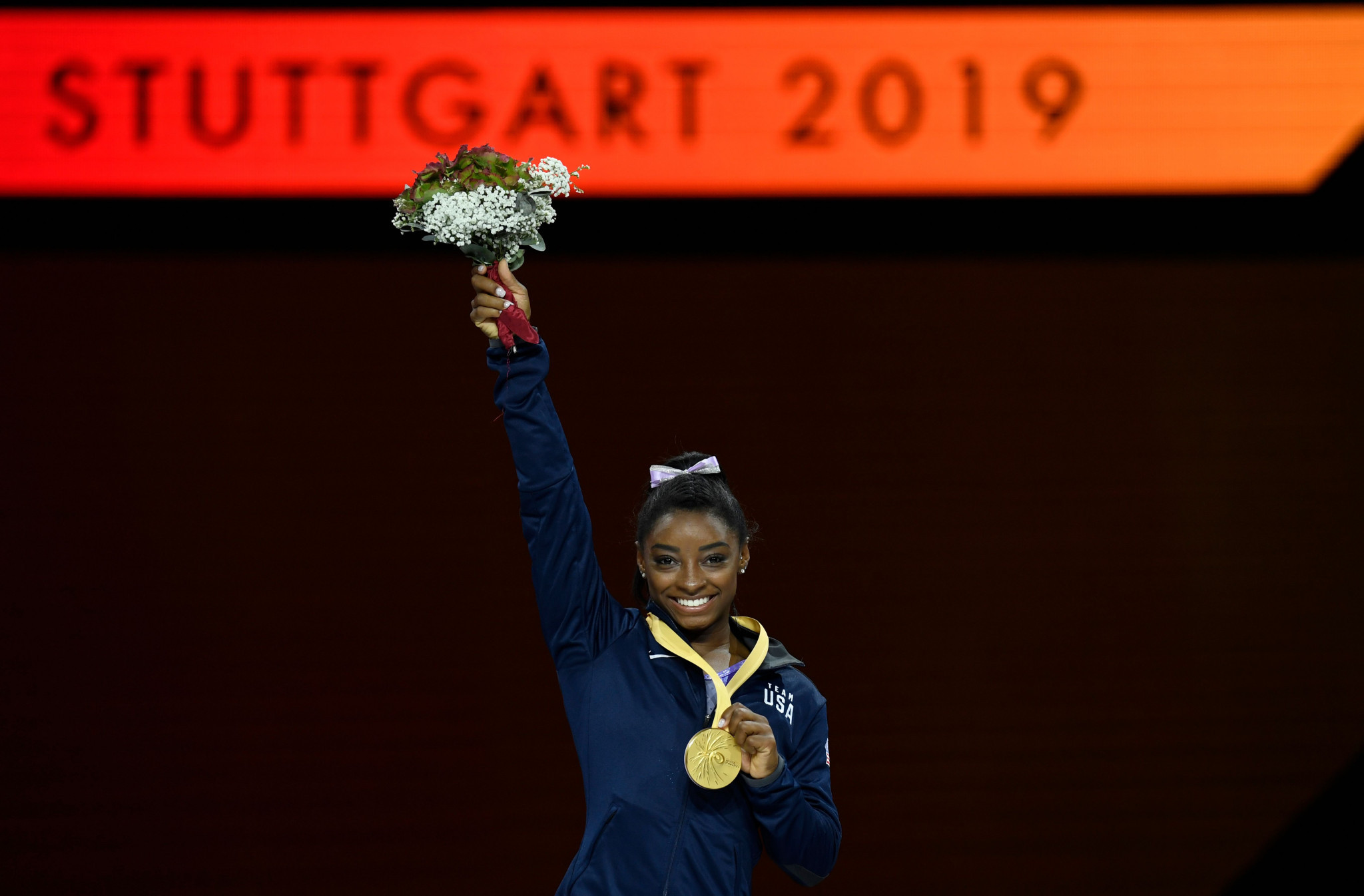 America's Simone Biles ended the World Gymnastics Championships with a further two gold medals ©Getty Images