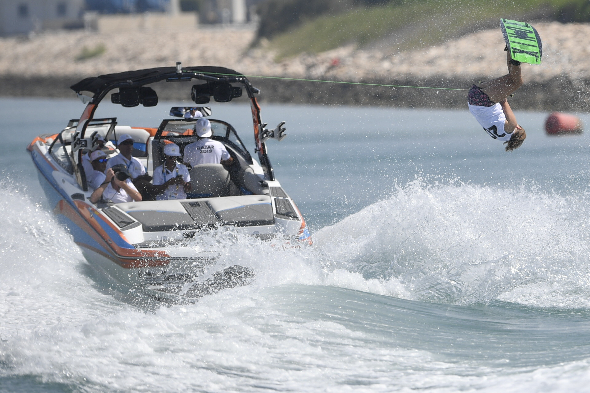 Wakeboard qualification was also held ©ANOC