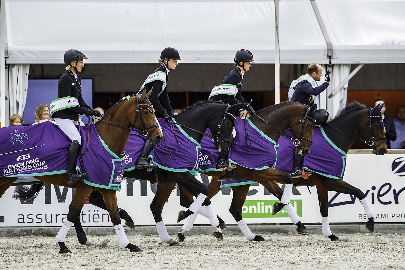 Sweden, Germany and Switzerland celebrate at FEI Eventing Nations Cup