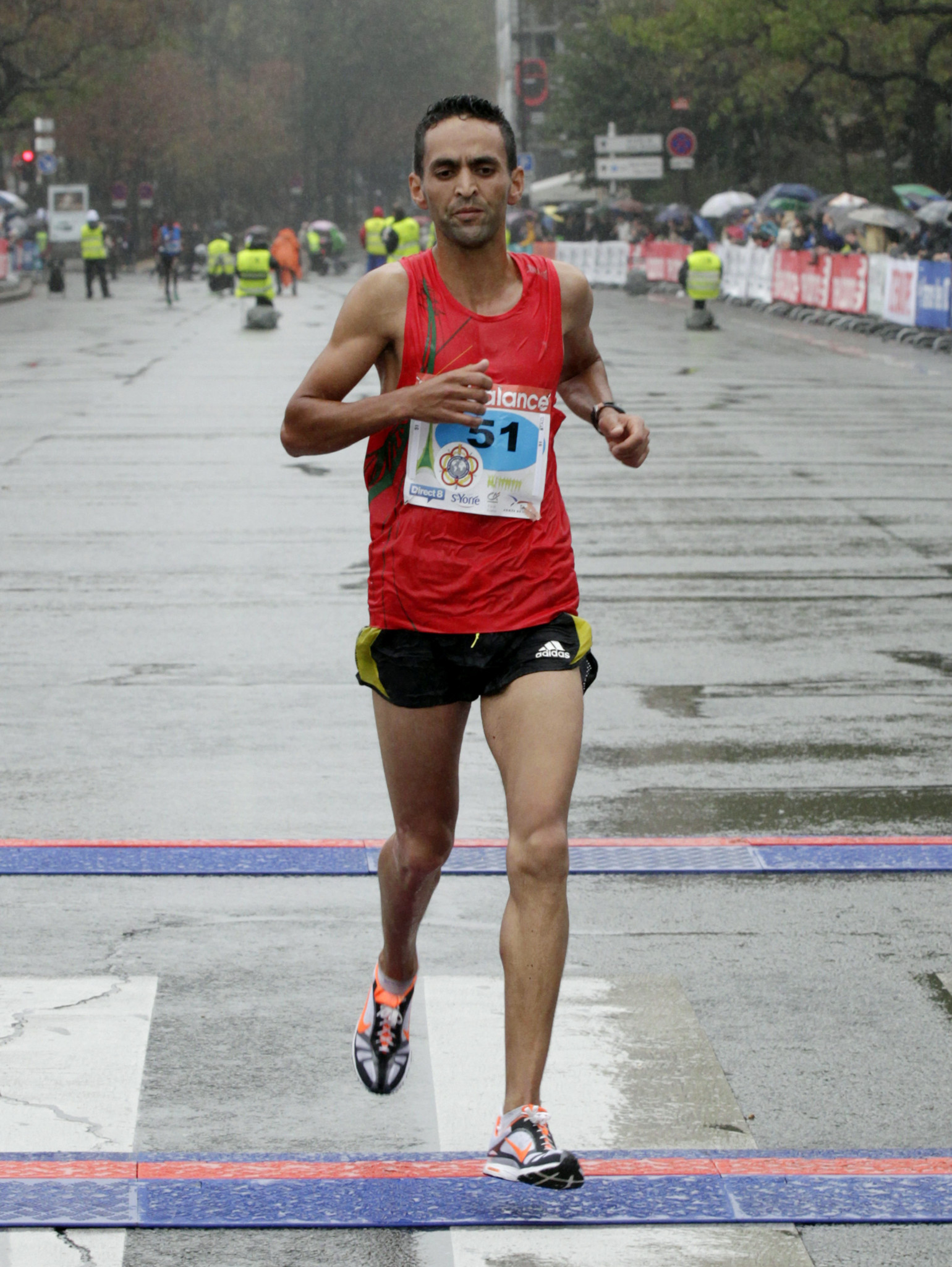 Mustapha El Aziz holds the Morocco record for the half-marathon ©Getty Images