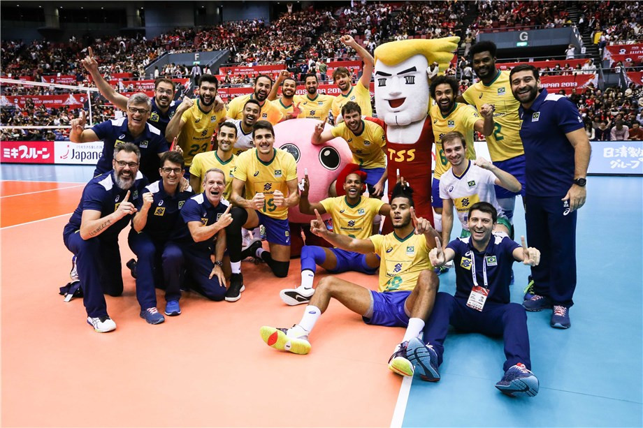 Brazil beat Japan to seal FIVB Men's World Cup
