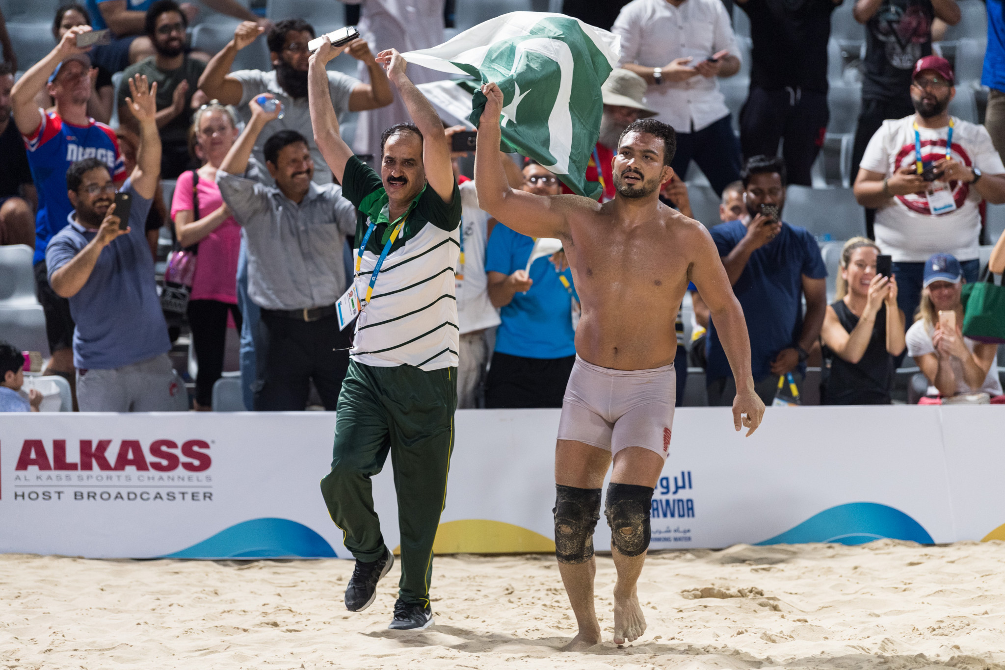 Inam succeeds in solo mission for Pakistan in ANOC World Beach Games wrestling event