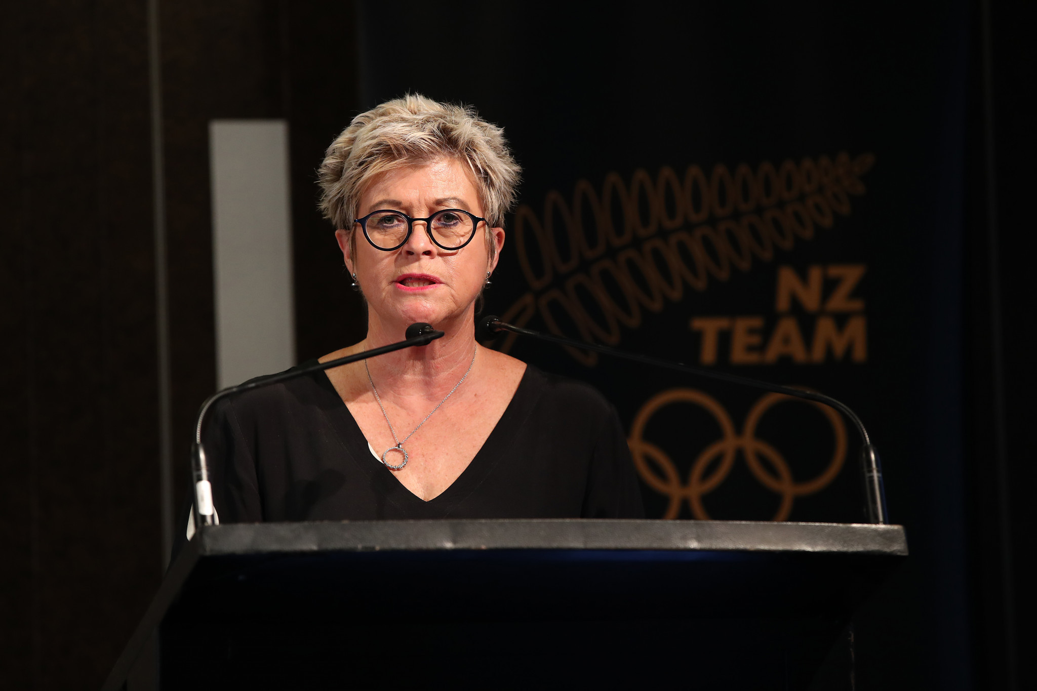 New Zealand Olympic Committee chief executive Kereyn Smith extended her congratulations to Campbell Wright ©Getty Images