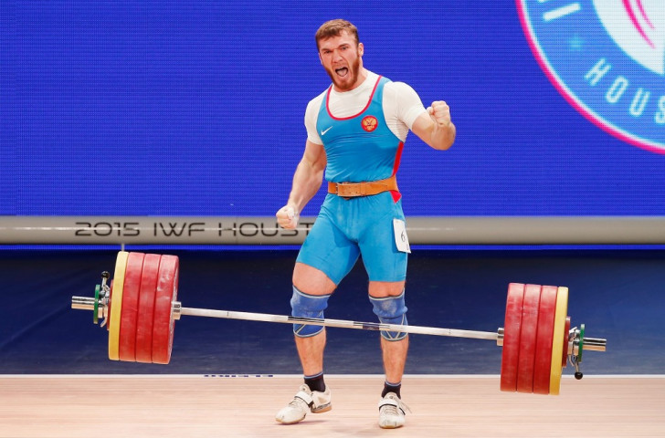 Russia's Apti Aukhadov rounded off the men's 85kg overall podium ©Getty Images