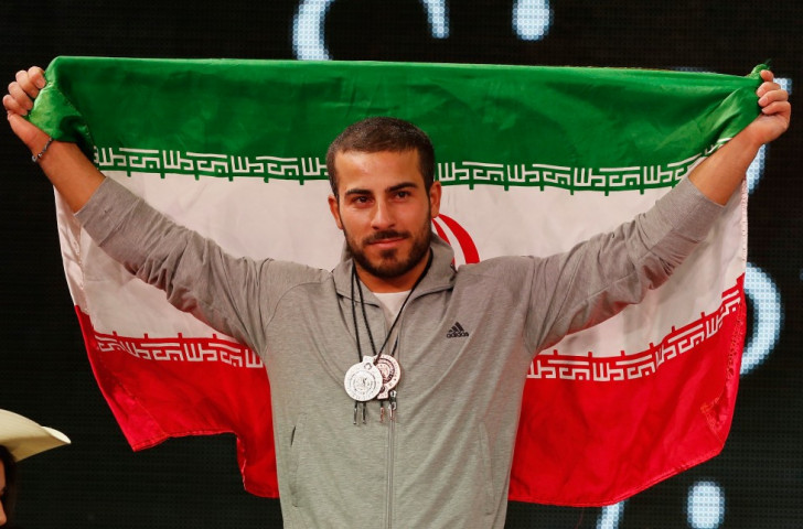 Rostami won silver medals in the clean and jerk and overall, and bronze in the snatch ©Getty Images